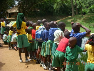 170 8f8. Uganda - Entebbe - Uganda Wildlife Education Center (UWEC) - school children