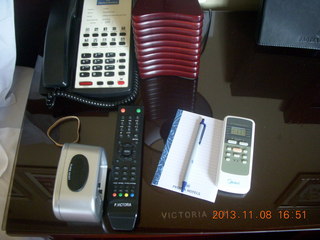 197 8f8. Uganda - Entebbe - Protea Hotel - remote controls