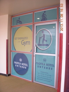 199 8f8. Uganda - Entebbe - Protea Hotel - gym