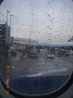1 8f9. rainy evening in Africa out an airliner window