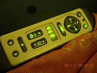 2 8f9. Kenya Airways remote control - it only takes one broken button to render it useless