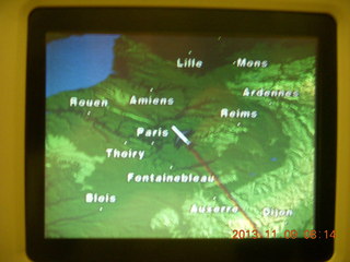 5 8f9. London to Philadelphia flight map
