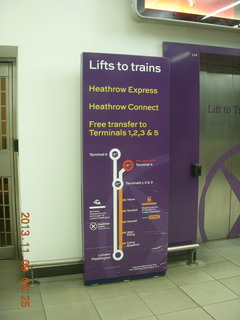21 8f9. Heathrow Airport express train