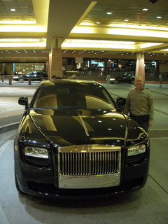 Venetial Hotel -- Rolls Royce in parking lot