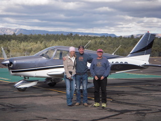 Michelle, Sean, Adam, and N8377R at Payson