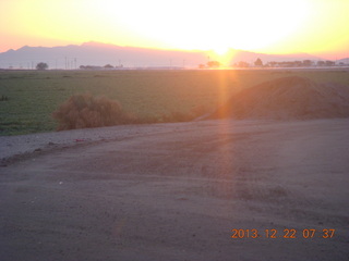 Buckeye Airport run sunrise