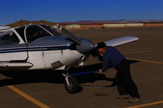 N8377W at Saint George Airport (SGU) + Adam