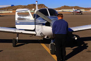 Antoine and Adam flying in N8377W