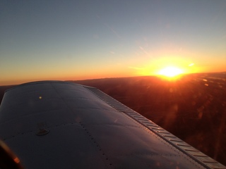 sunrise from the air (brian pic)