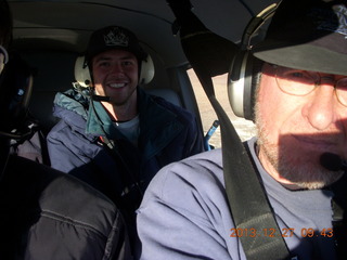 Sawyer and Adam flying in N8377WE