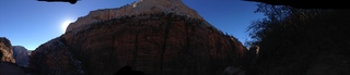 Zion National Park - Angels Landing hike - panorama
