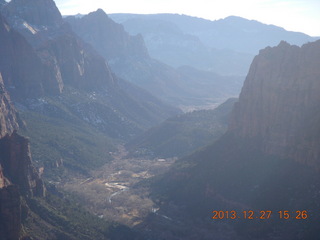 216 8gt. Zion National Park - Angels Landing hike - view from the top