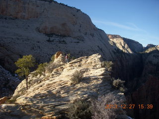 235 8gt. Zion National Park - Angels Landing hike - at the top