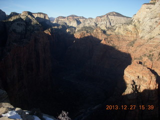 236 8gt. Zion National Park - Angels Landing hike - at the top