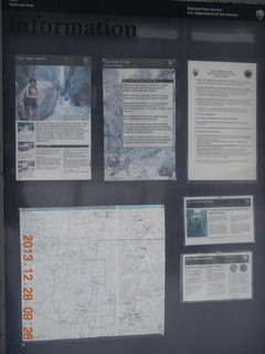 15 8gu. Zion National Park - Cable Mountain hike - trailhead sign