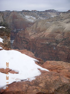 56 8gu. Zion National Park - Cable Mountain hike end view