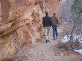 186 8gu. Zion National Park drive - petroglyphs - Brian, Shaun