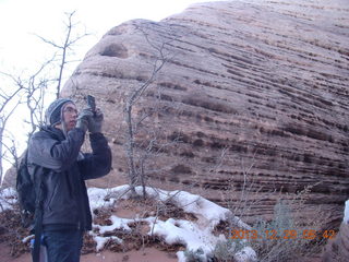 80 8gv. Cave Valley hike - Brian taking a picture
