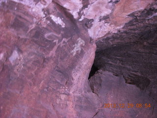 118 8gv. Cave Valley hike - second cave - petroglyphs