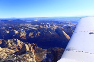 152 8gv. aerial - Zion National Park