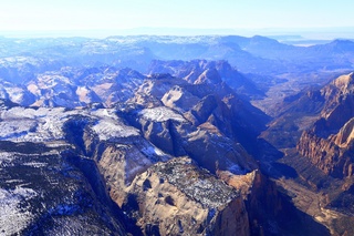 159 8gv. aerial - Zion National Park
