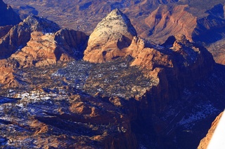 aerial - Zion National Park area