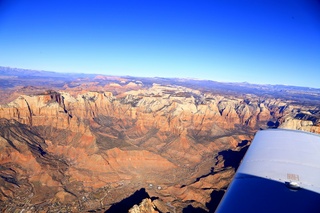 176 8gv. aerial - Zion National Park