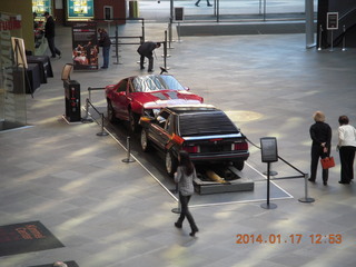 38 8hh. Kimmel Center car-crash sculpture