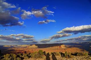 moonrise over the Grand Canyon