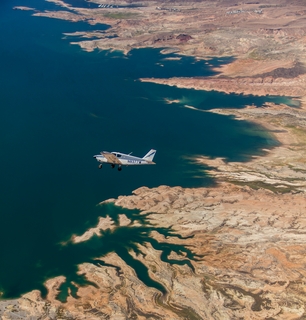 Sawyer and Adam flying in N8377WE