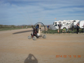 Motown - Arizona Flying Circus - preparing for my powered-parachute ride