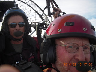 Motown - Arizona Flying Circus - powered-parachute ride - Wayne and Adam