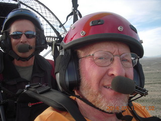 Motown - Arizona Flying Circus - powered-parachute ride - Wayne and Adam