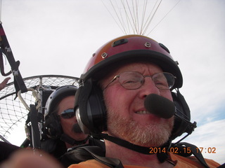 Motown - Arizona Flying Circus - powered-parachute ride - Wayne and Adam