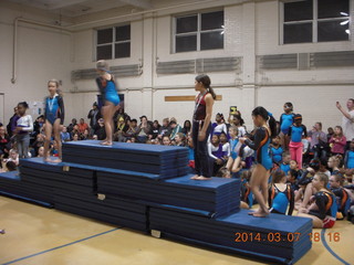 Cecelia gymnastic event - Gaby, Betsy