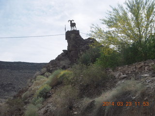 Desert Bar near Parker - metal sheep