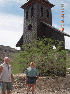 Desert Bar near Parker - Jim and Adam