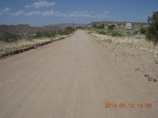 Bagdad hike (my old running loop) - dirt road