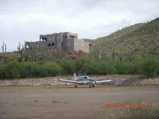 Bouquet Ranch run - hangar