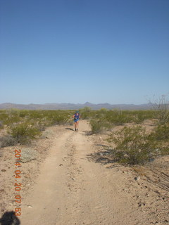 289 8ll. Alamo Lake airstrip run - Adam