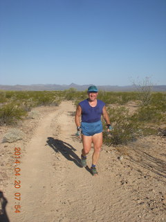 290 8ll. Alamo Lake airstrip run - Adam