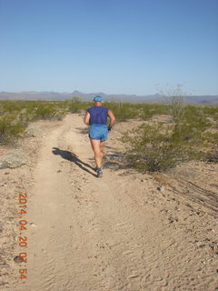 Alamo Lake airstrip run - Adam