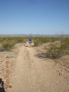 Alamo Lake airstrip run - Adam