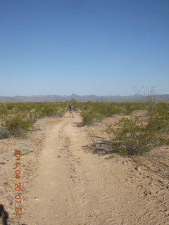 Alamo Lake airstrip run - Adam