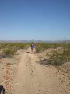 294 8ll. Alamo Lake airstrip run - Adam