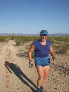 Alamo Lake airstrip - Dana M and N8377W