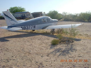 Alamo Lake airstrip run - Adam