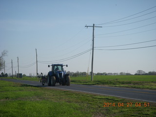 Salem, New Jersey, run - big tractor