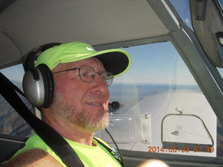 478 8m3. Adam flying N8377W to Double Circle Ranch