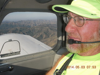 487 8m3. Adam flying N8377W to Double Circle Ranch